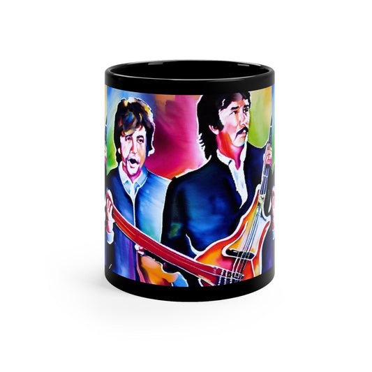 Vibrant Music Icon Coffee Mug, Beatle-Inspired Coffee Cup, Perfect Gift for Fans, Unique Collector's Item, 11oz Artist Mug